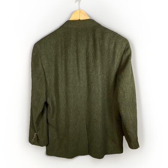 Lord & Taylor 100% Camel Hair Blazer Men’s 44 Jacket Dark Academia Professor USA - Picture 11 of 16